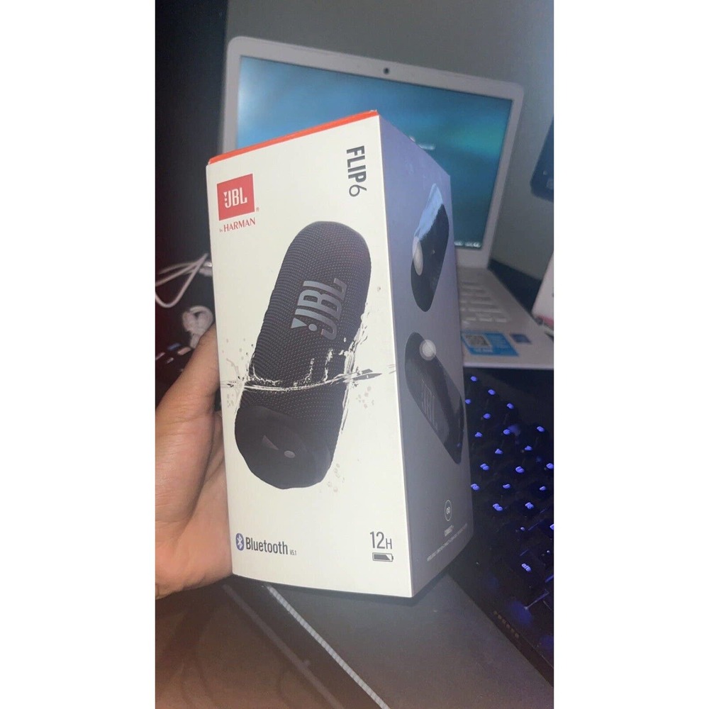 JBL Flip 6 Portable Bluetooth Portable Speaker System - Black